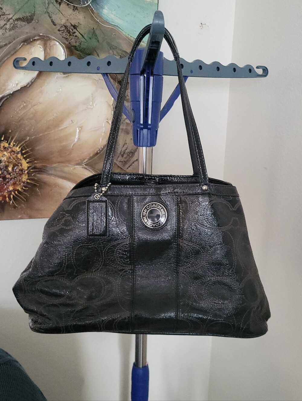 Coach Signature Framed Carryall (Style F19215)
